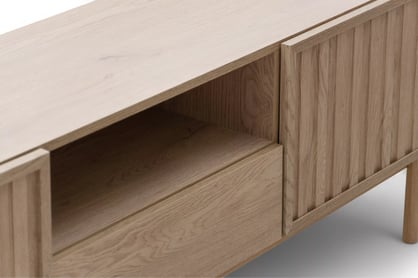 TV skrinka Risto 159 cm s otvorenou policou - svetlý dub TV skrinka Risto 159 cm - Svetlý dub