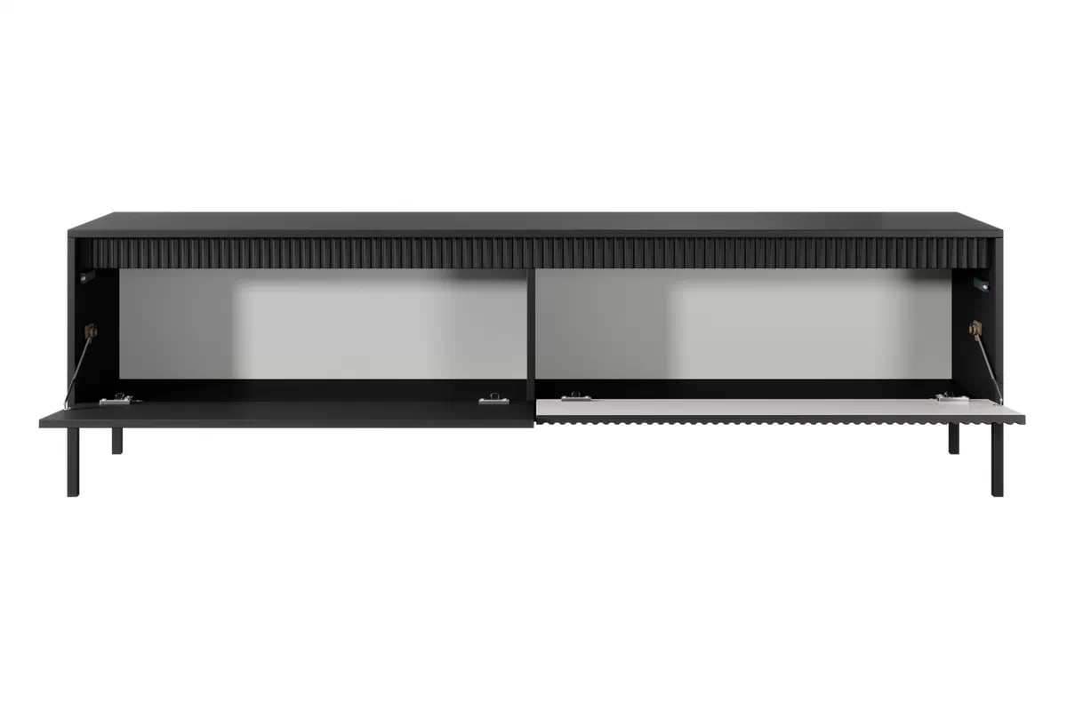 TV stolík Sanos 187 cm - Čierna TV skrinka Sanos 187 cm - Čierna