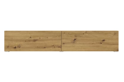 TV stolek AVA 40 180 cm stojící / závěsný - dub artisan / černá skříňka RTV stojaco - závěsná AVA 40 - 180 cm - artisan / černá