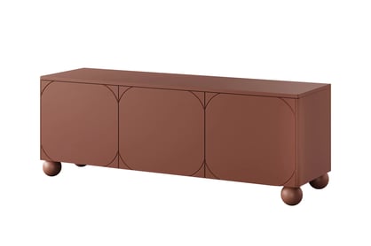 TV stolík Sonatia II 150 cm - burgundová