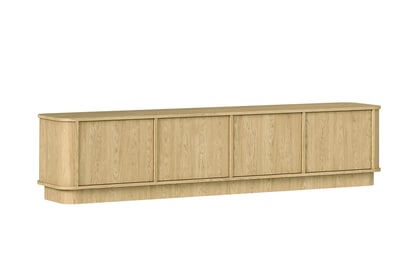 RTV skrinka Vello 200 cm štvordverová - dub baltic dune
