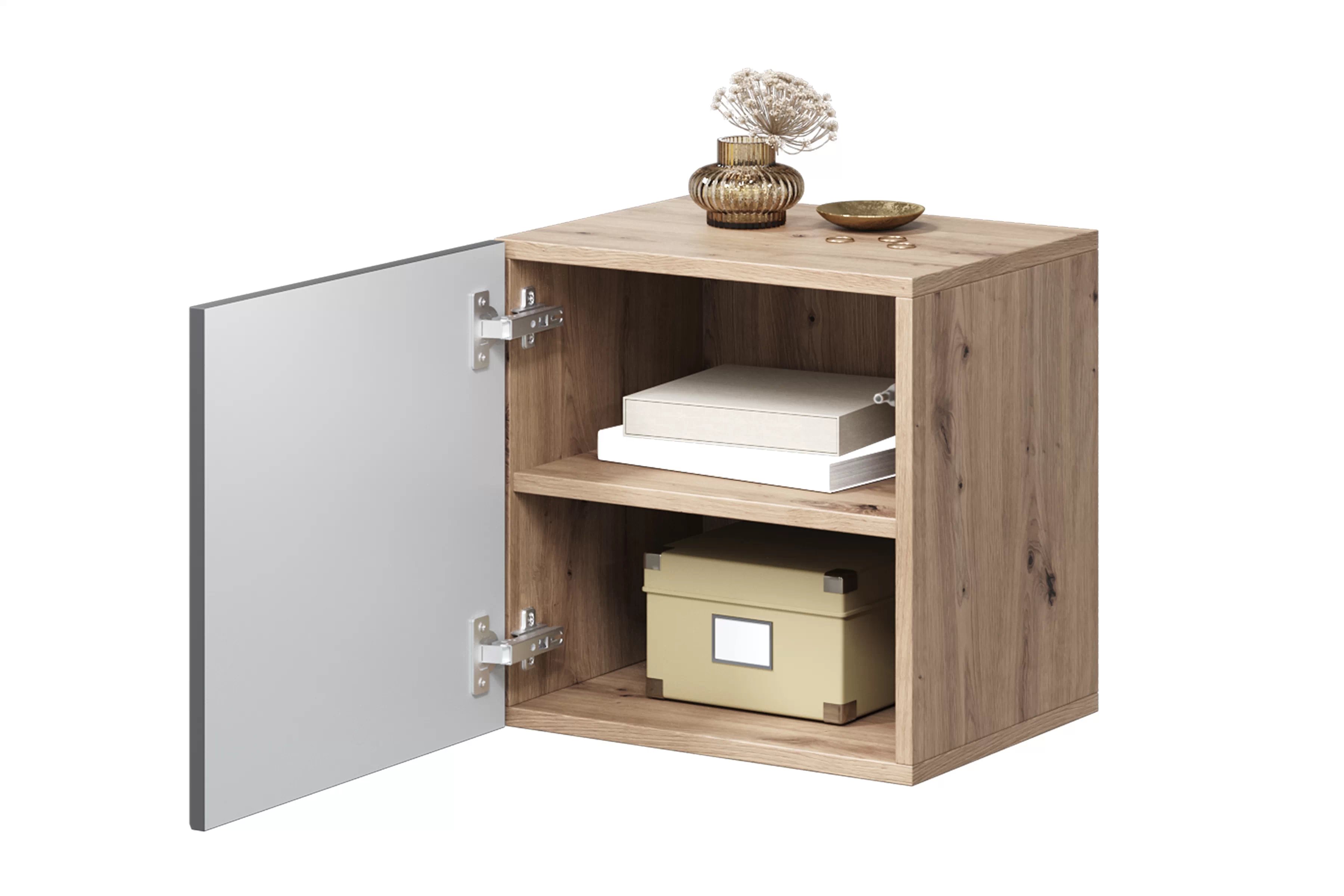 Závěsná skříňka Asha 40 cm - dub artisan / rivier stone mat Skříňka závěsná Asha 40 cm - artisan / rivier stone mat
