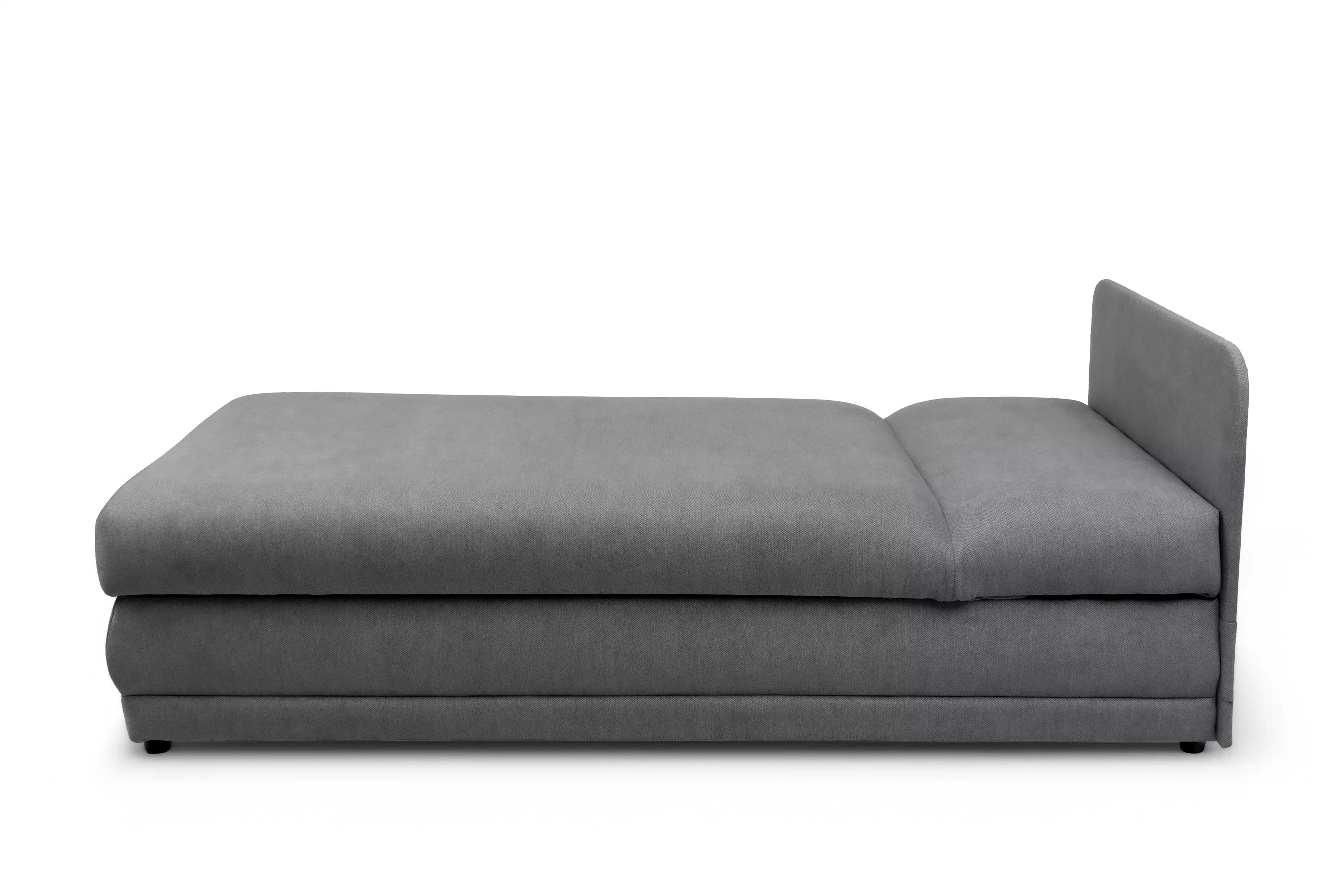 Válenda s úložným prostorem Kodil I - šedá Ado 1614 Gargoyle Válenda pro jednu osobu Kodil I s úložným prostorem - šedá plecionka Ado 1614 Gargoyle