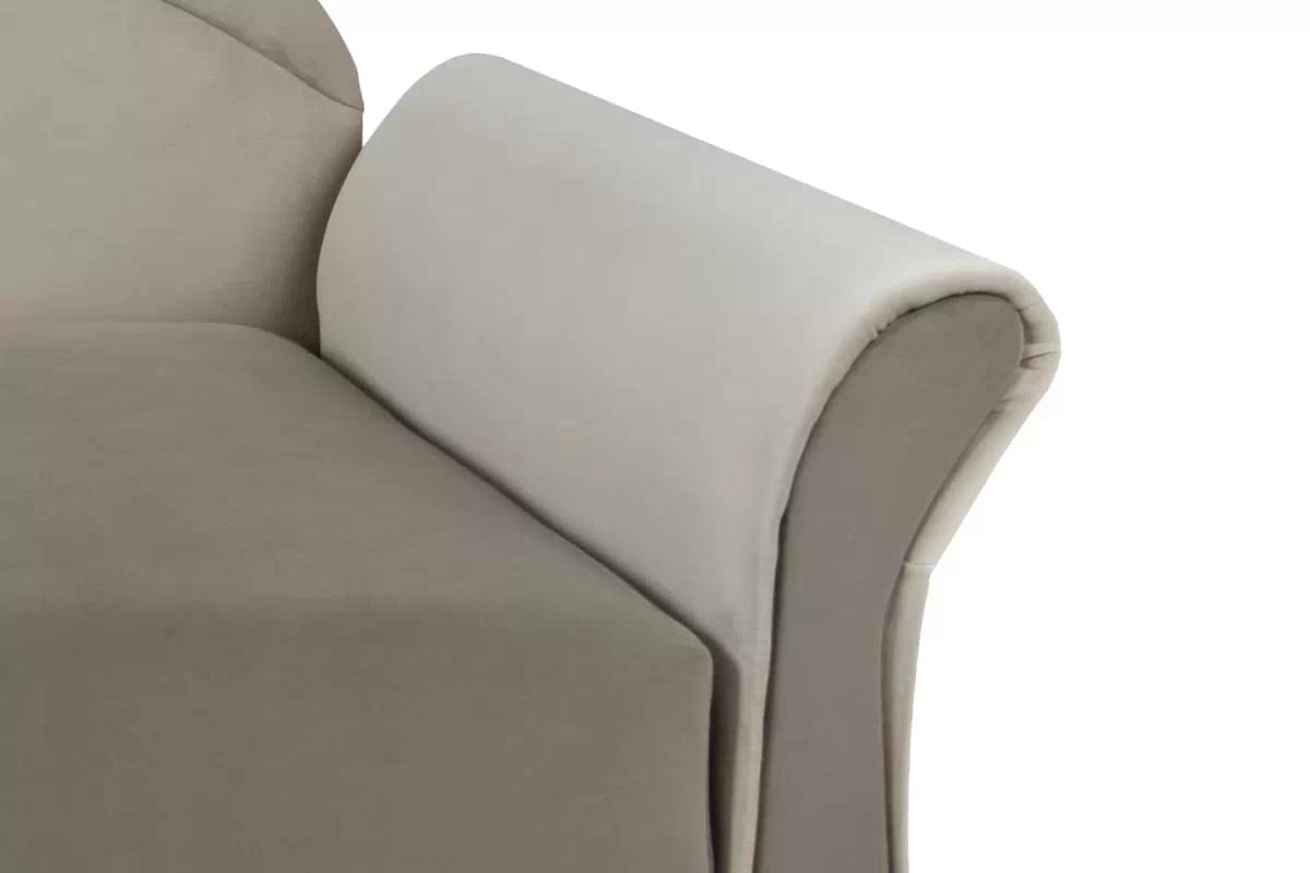 Válenda s úložným prostorem Marek pravá - béžová Velluto 2 + 3 Dětská pohovka/postel pravá strana jednoosobowe s úložným prostorem Marek - samet Velluto 2 + 3 