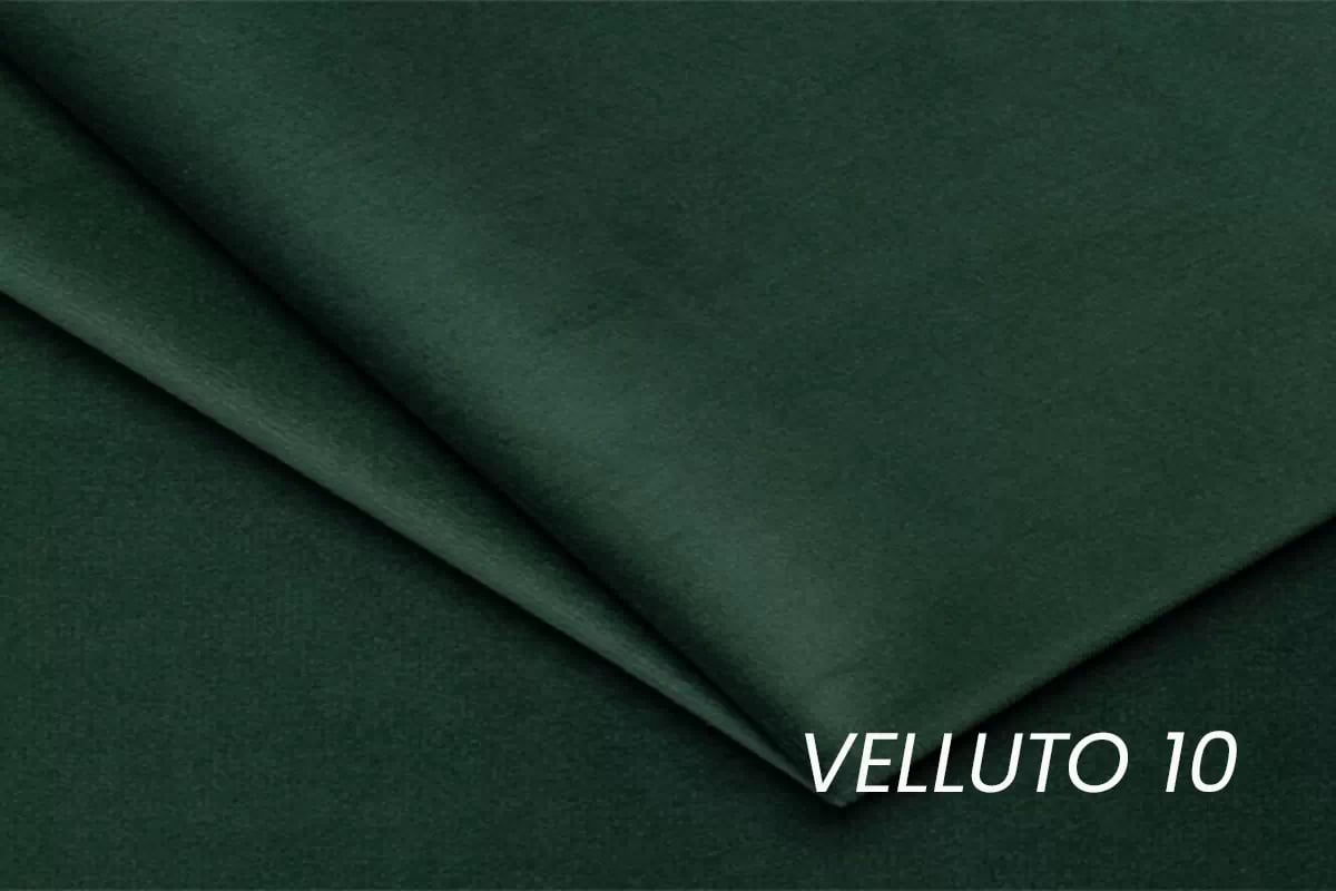 Rozkládací válenda s úložným prostorem Maciek pravá - zelená Velluto 10 Válenda/Postel pravá rozkladany s úložným prostorem Maciek - zelená samet Velluto 10