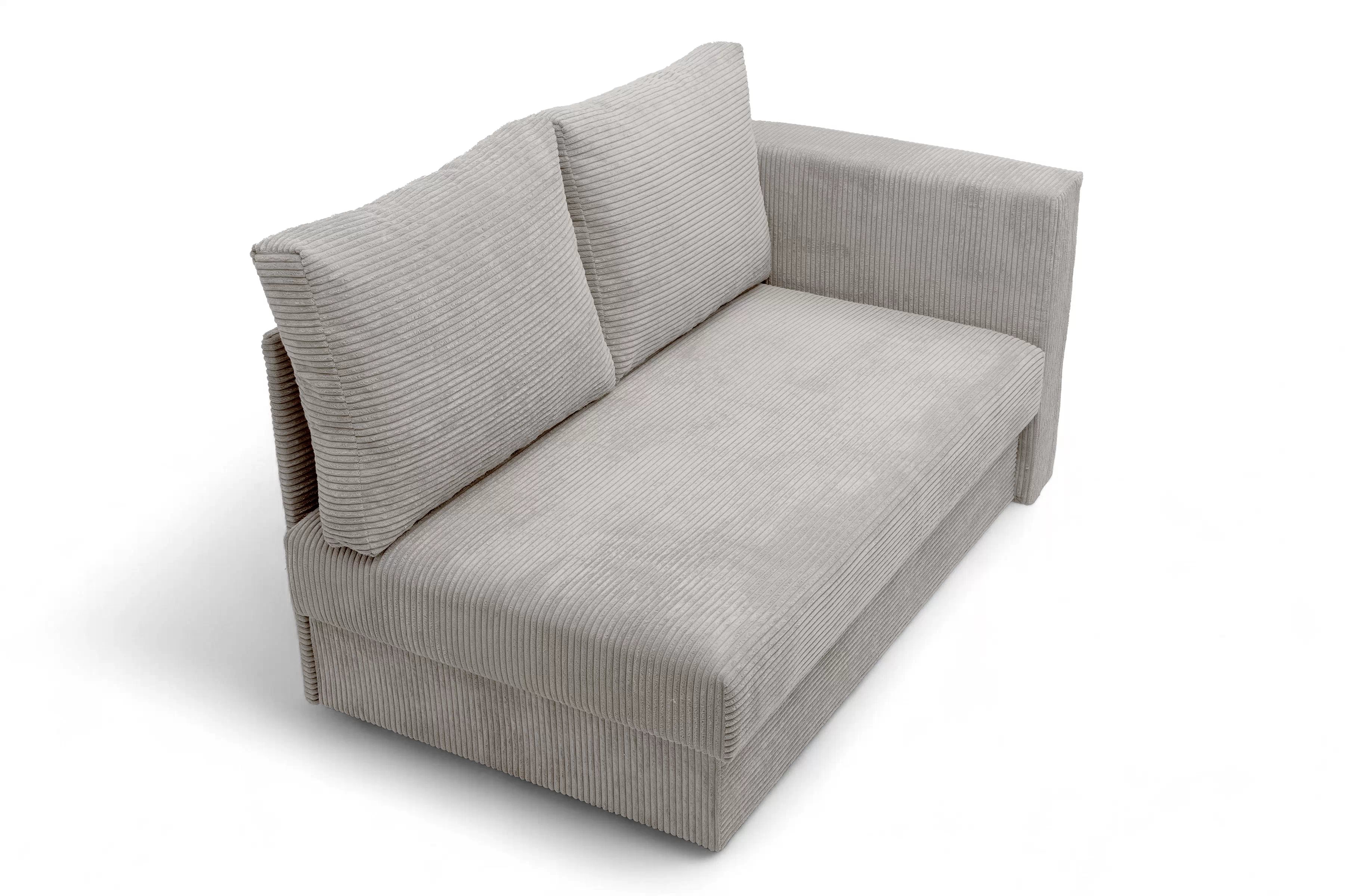 Válenda/Postel rozkladany Maciek levá - béžová manšestr Lincoln 83 Válenda/Postel rozkladany s úložným prostorem Maciek levá - béžová manšestr Lincoln 83