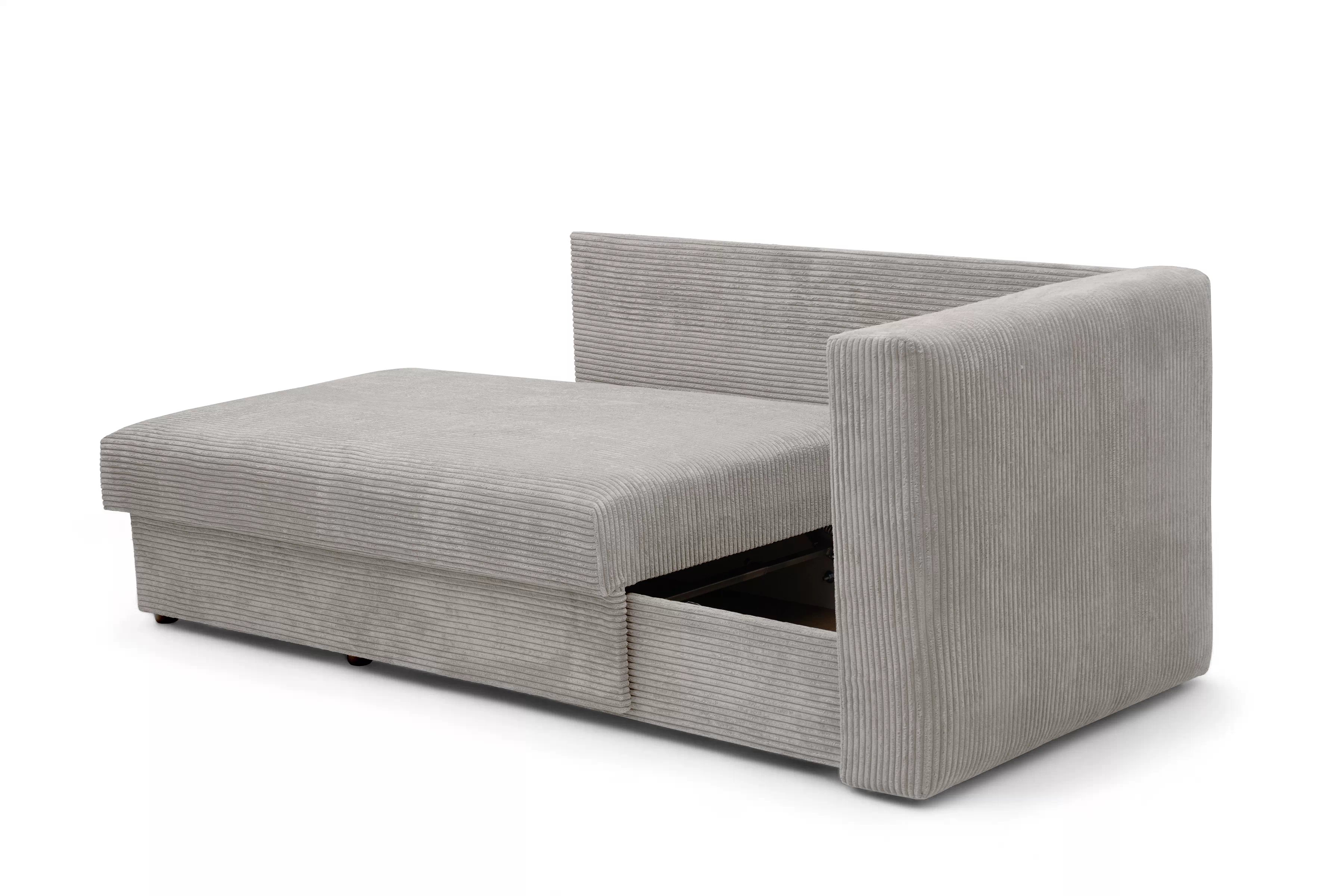 Válenda/Postel rozkladany Maciek levá - béžová manšestr Lincoln 83 Válenda/Postel rozkladany s úložným prostorem Maciek levá - béžová manšestr Lincoln 83