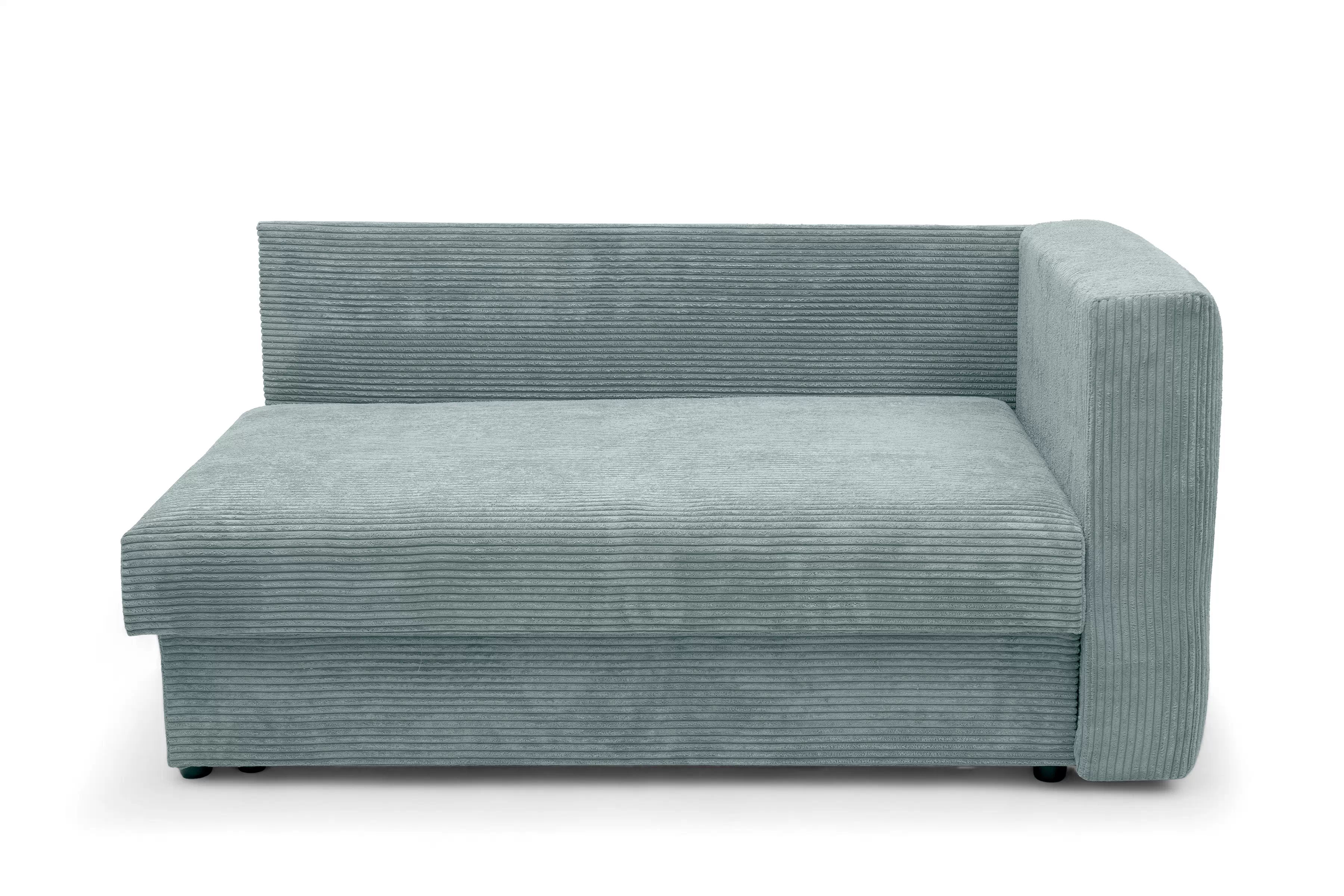 Rozkládací válenda s úložným prostorem Maciek levá - zelená Lincoln 72 Válenda/Postel rozkladany s úložným prostorem Maciek levá - zelená manšestr Lincoln 72