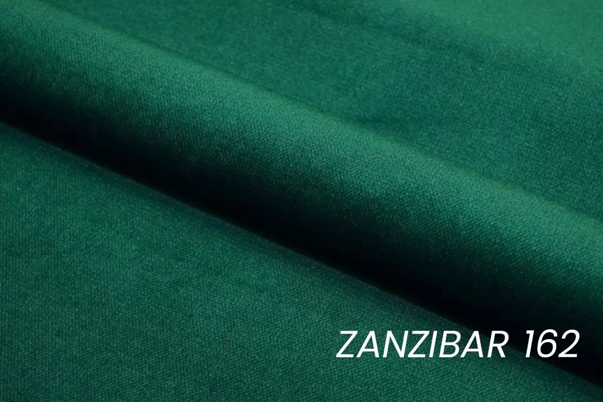 Váľanda Nutri s úložným priestorom ľavá - 186x80 cm - zelený velúr Zanzibar 162 Detská pohovka/posteľ s úložným priestorom Nutri ľavá strana 186x80/80 cm - Zelený velúr Zanzibar 162 