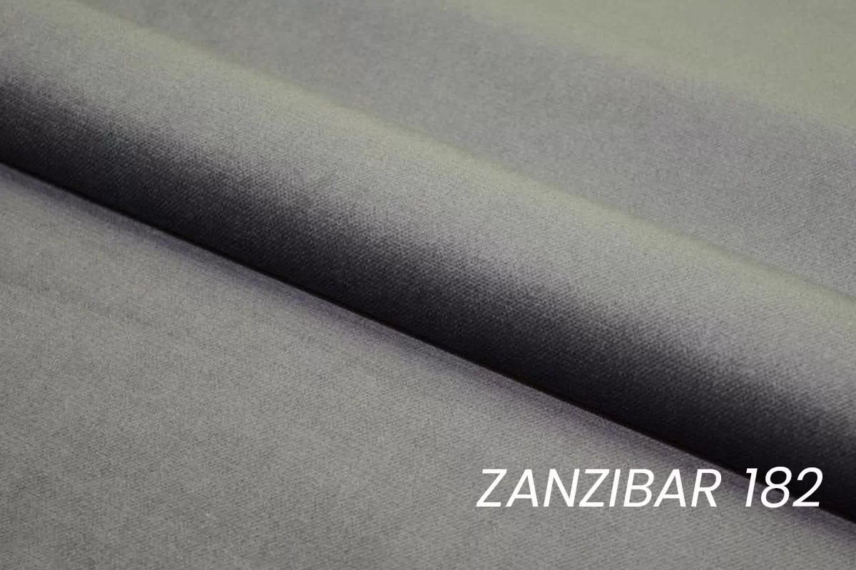 Pravostranná lenoška Nutri 186x80 cm s úložným prostorem - šedý samet Zanzibar 182 Válenda/Postel s úložným prostorem Nutri pravá 186x80/80 cm - šedá samet Zanzibar 182