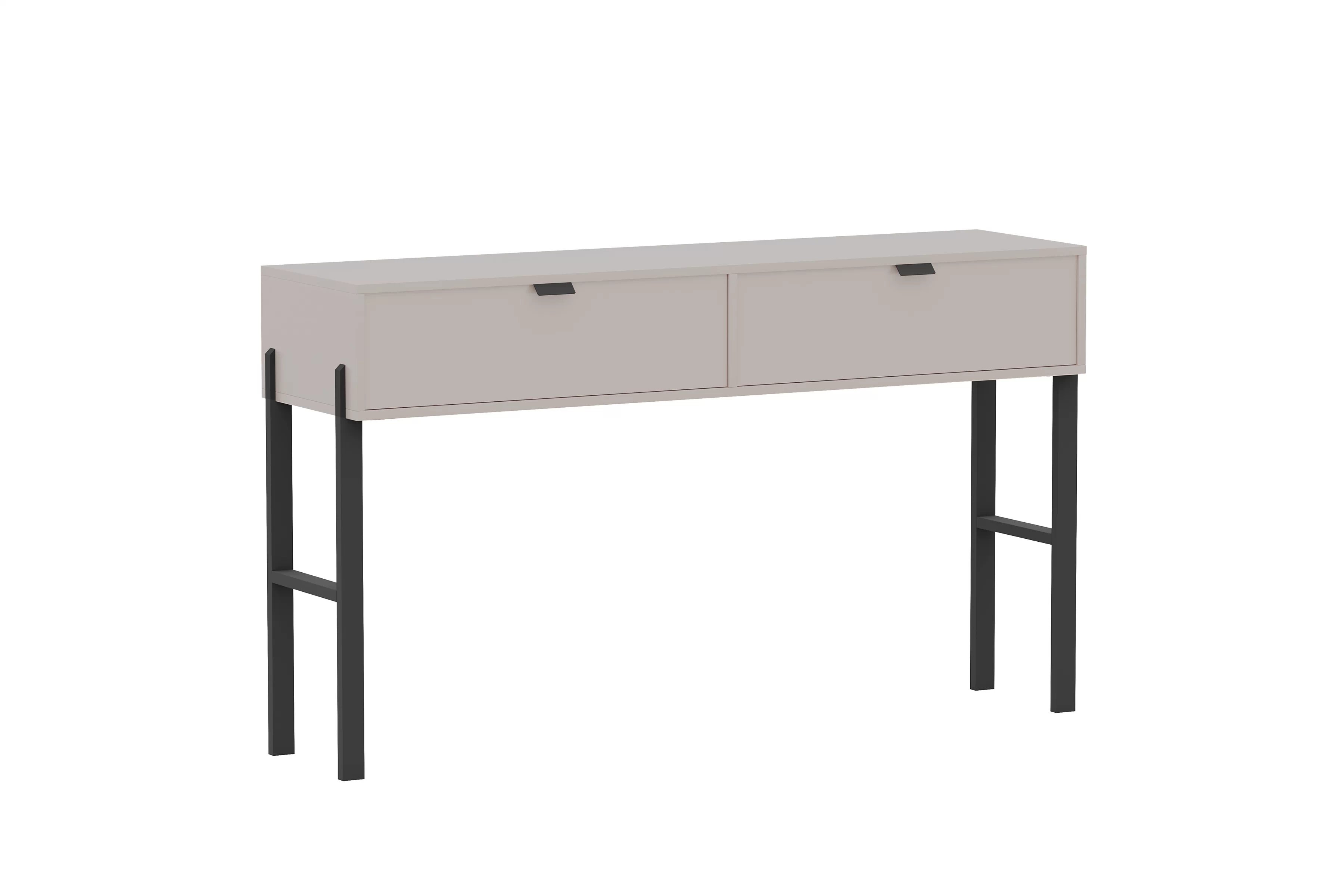 Toaletný stolík Cremona so zásuvkami - Béžová Pieskový  Toaletný stolík Cremona so zásuvkami - Béžová Pieskový 