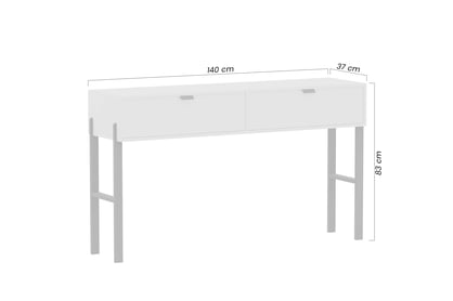 Toaletní stolek Cremona se zásuvkami - béžová Pískový  Toaletní stolek Cremona se zásuvkami - béžová Pískový 