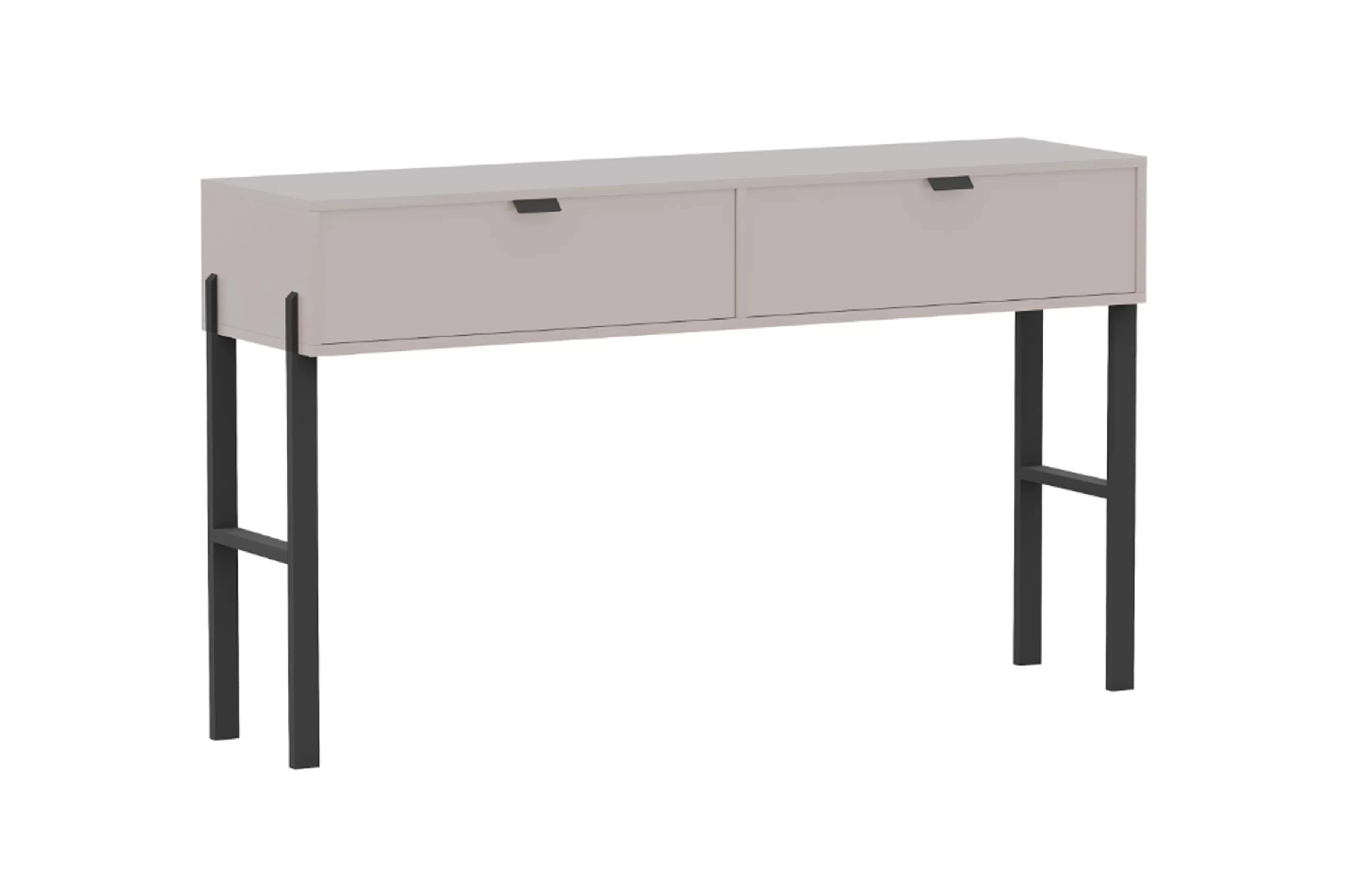 Toaletný stolík Cremona so zásuvkami - piesková béžová Toaletný stolík Cremona so zásuvkami - Béžová Pieskový