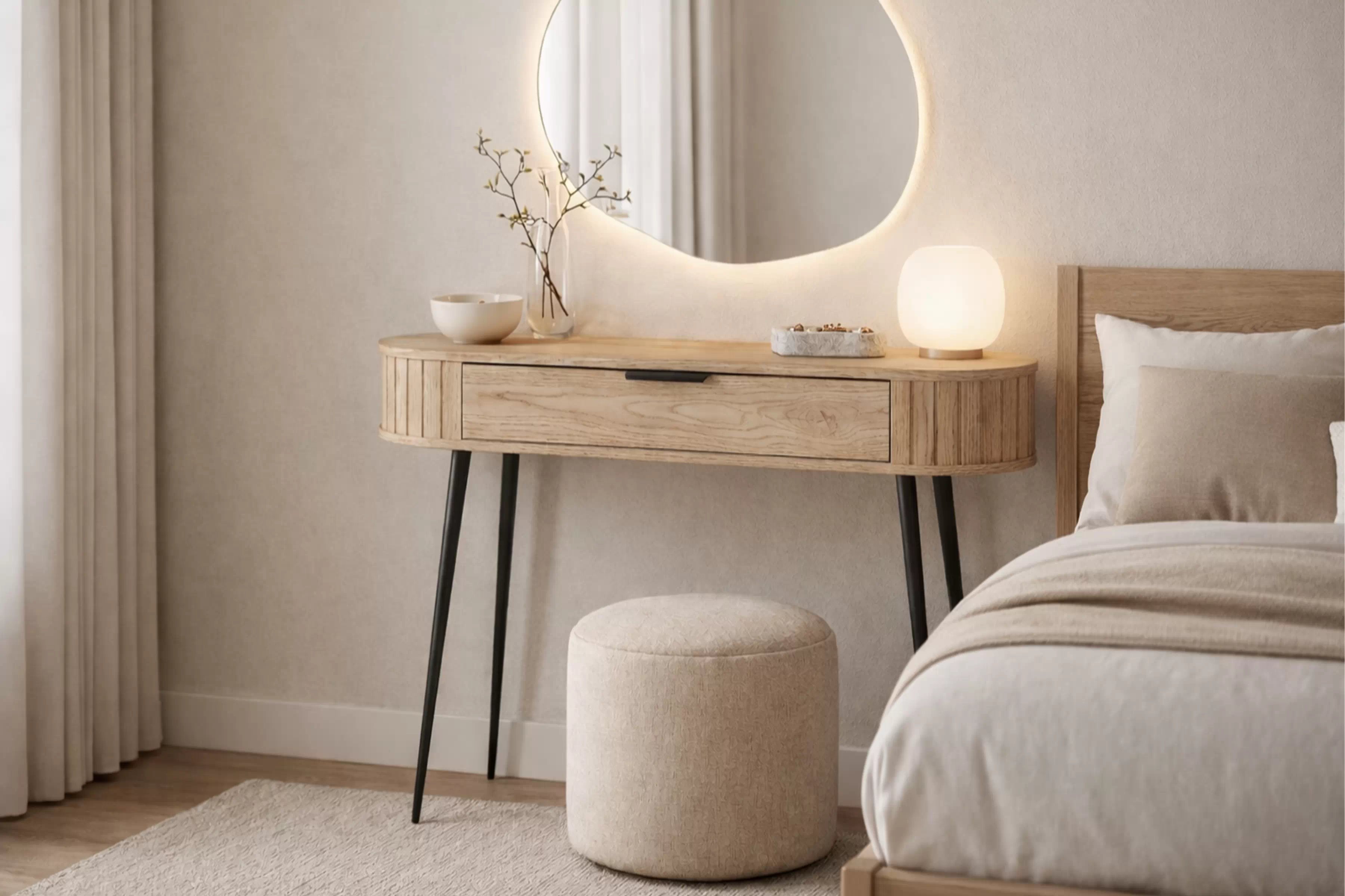 Toaletný stolík Luvio 120 cm so zásuvkou - dub cremona Toaletný stolík Luvio 120 cm z szuflada - Dub cremona