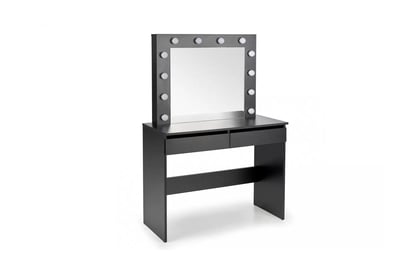 Toaletný stolík Velinio 95 cm - čierna