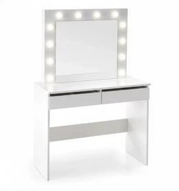 Toaletný stolík Velinio 95 cm - biela Toaletka Velinio 95 cm z szufladami  - biały