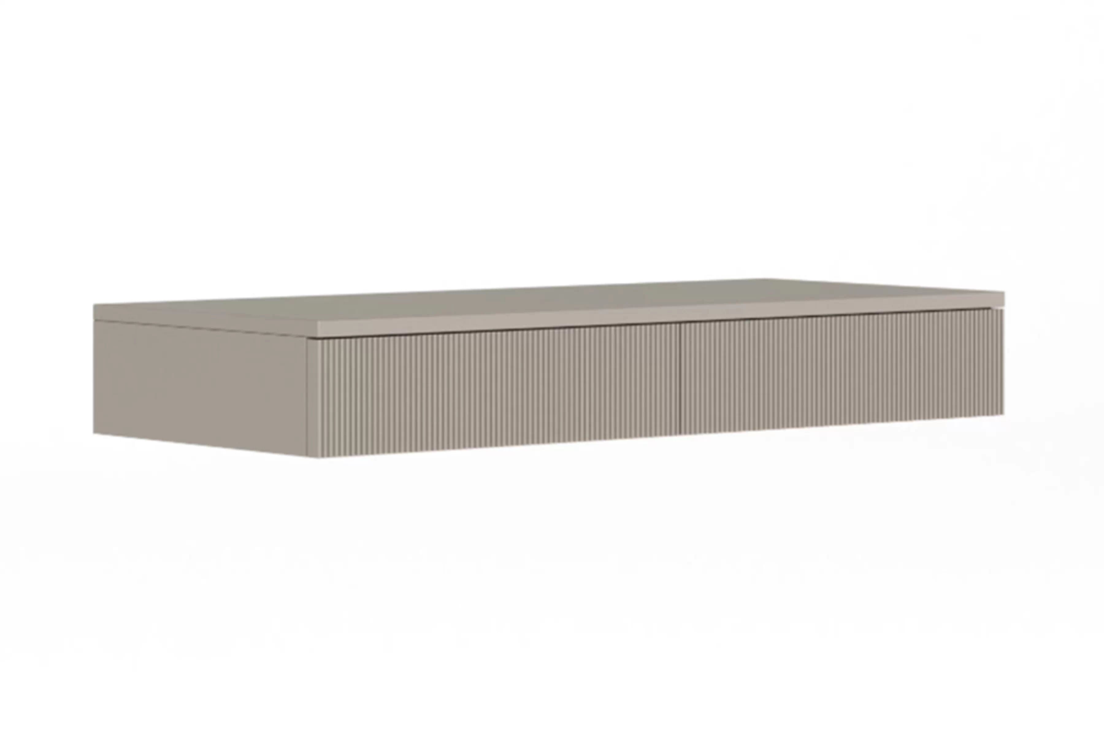 Závesný toaletný stolík Nubo 97 cm - kašmírová Toaletný stolík závesná Nubo 97 cm - kašmír 