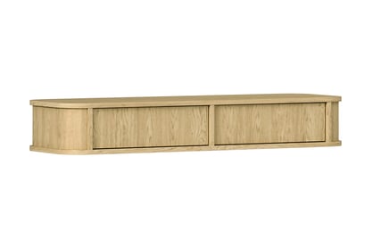 Závěsná toaletka Vello 108 cm s zásuvkami - dub baltic dune