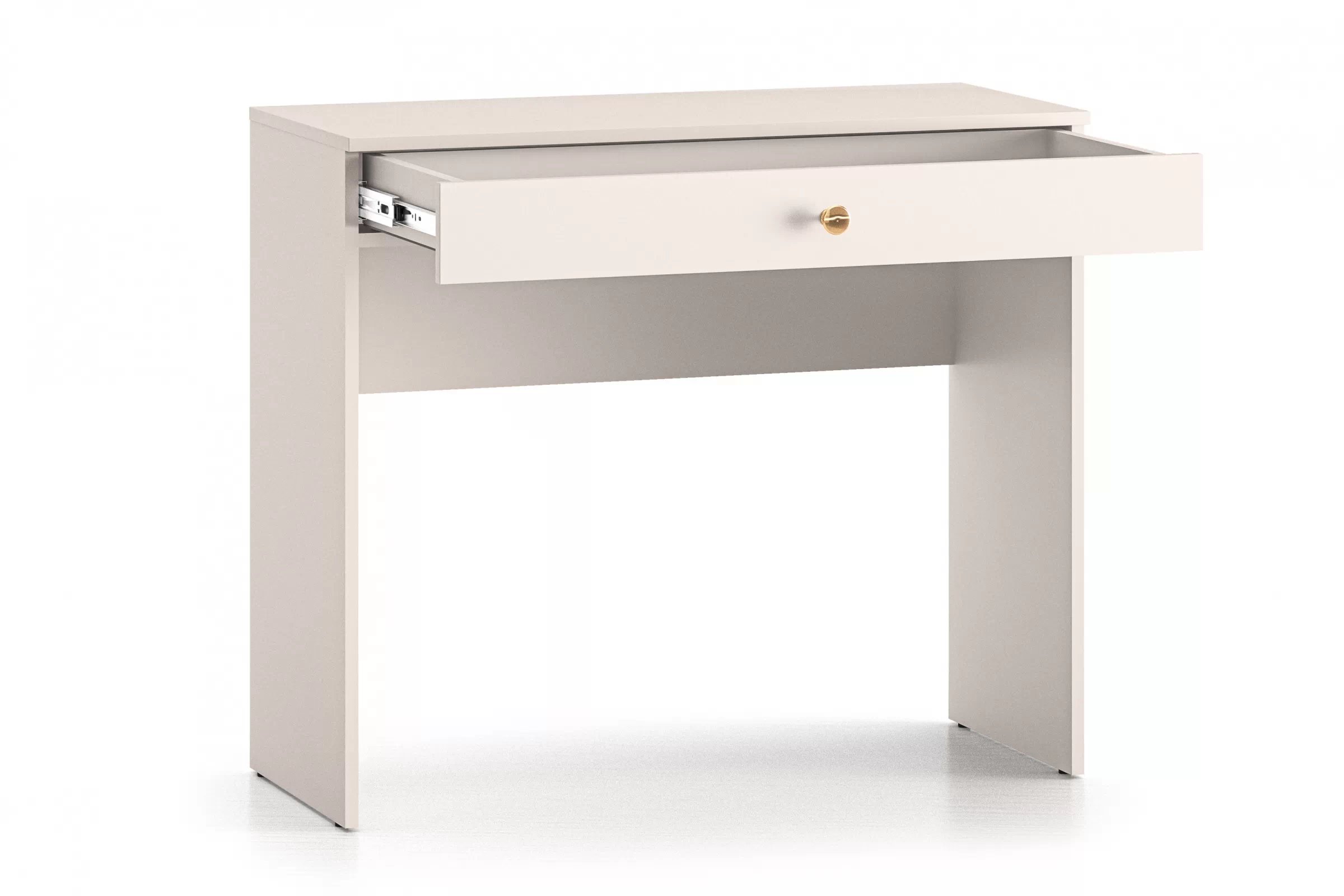 Toaletný stolík Narelli 09 so zásuvkou 92 cm - kašmír Toaletný Stolík z szuflada Narelli 09 - 92 cm - kašmír