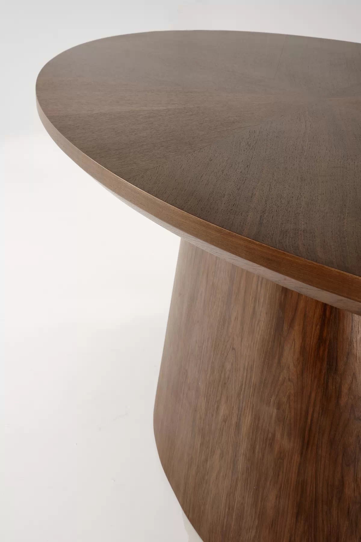 Oválný stůl Lunver 220x98 cm - ořech vagner Stůl ořechový