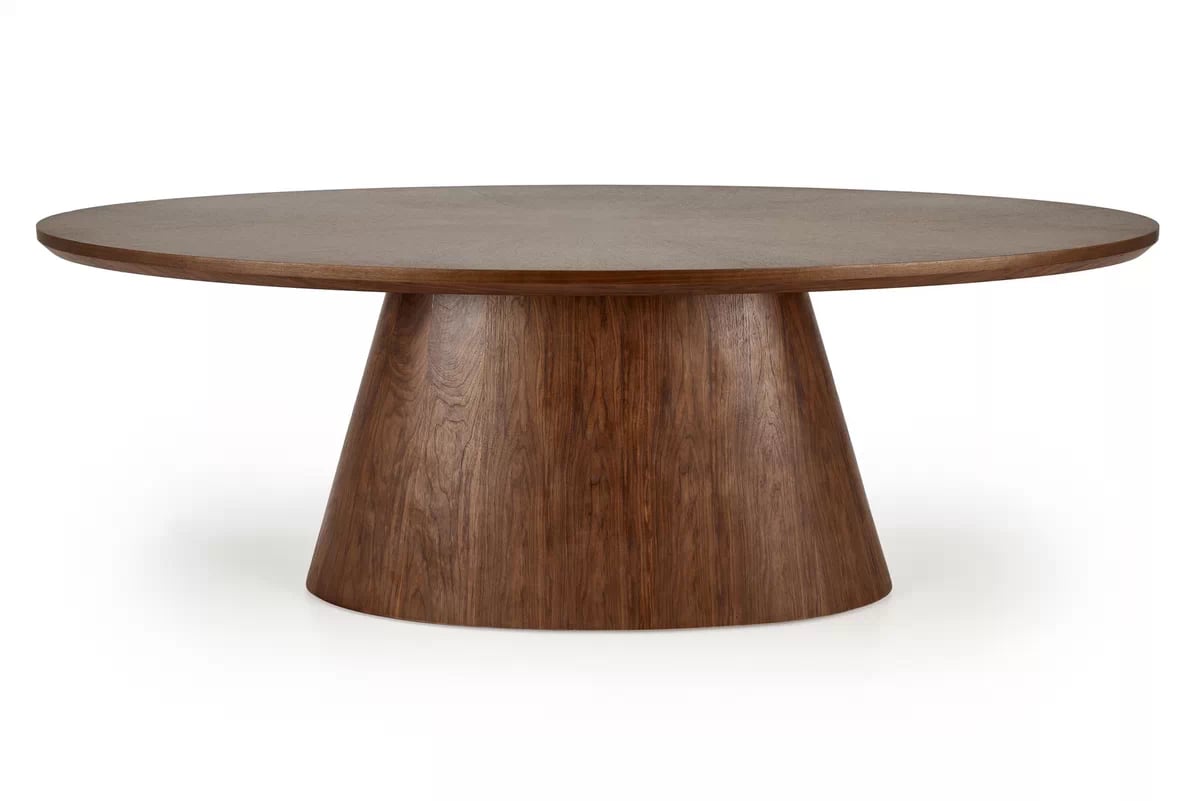 Oválný stůl Lunver 220x98 cm - ořech vagner Stůl ořechový