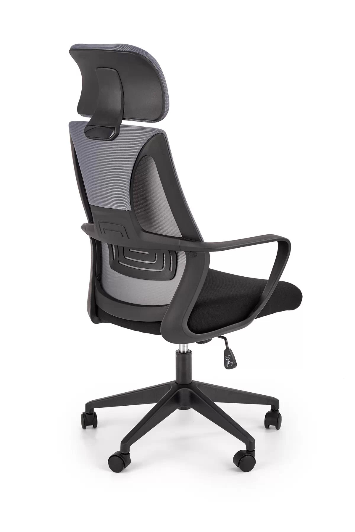 Kancelárske kreslo Silewi s opierkami - sivé / čierne valdez Kancelárska stolička popol / Čierny