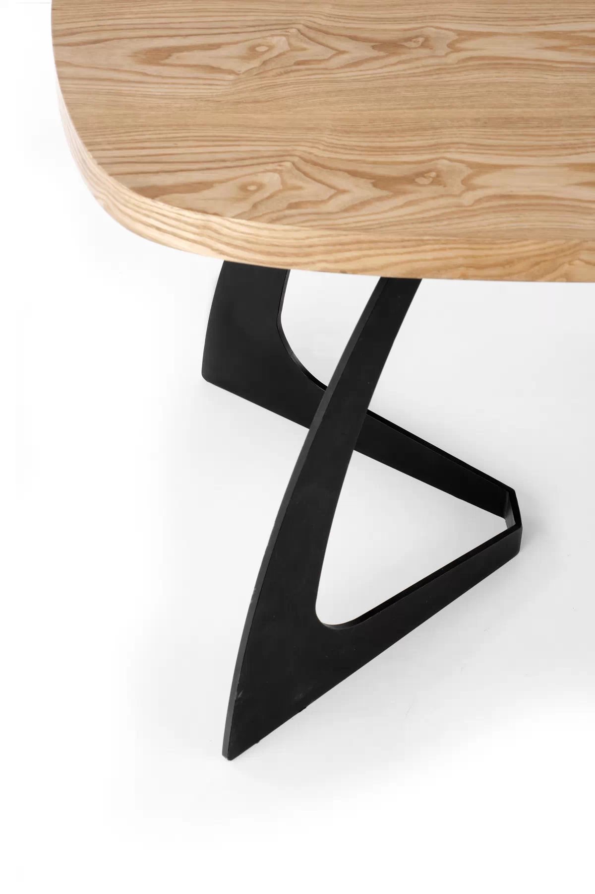 Rozkládací stůl Veldon 160-200x90 cm - přírodní dub / černá veldon stůl rozkládací, Deska - Dub přírodní, Nohy - Černý