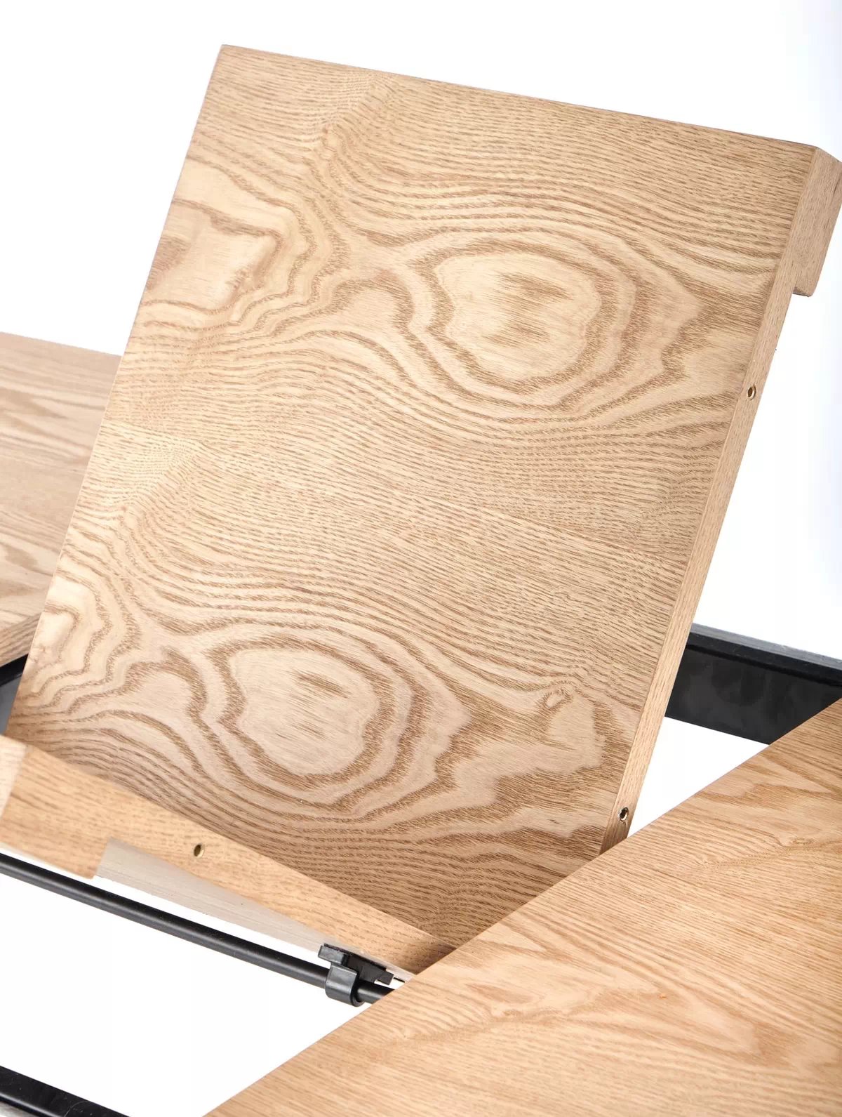 Rozkládací stůl Veldon 160-200x90 cm - přírodní dub / černá veldon stůl rozkládací, Deska - Dub přírodní, Nohy - Černý