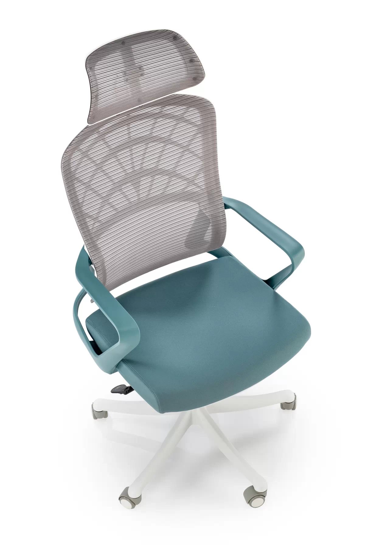 Kancelářská židle Vesuvio 2 - tyrkysová / bílá vesuvio 2 Křeslo gabinetowy tyrkysová / bílá