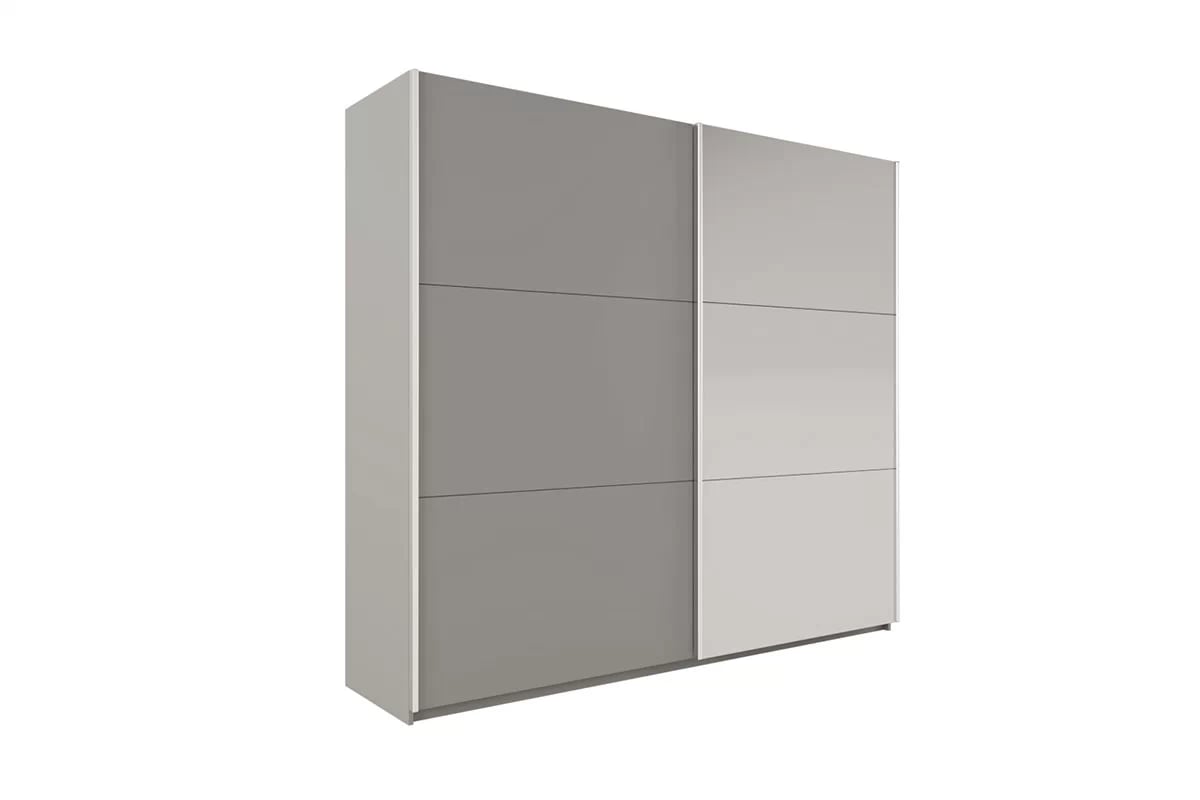 Skriňa s posuvnými dverami so zrkadlom Vigo 120 cm - platinium Skriňa Vigo platinum