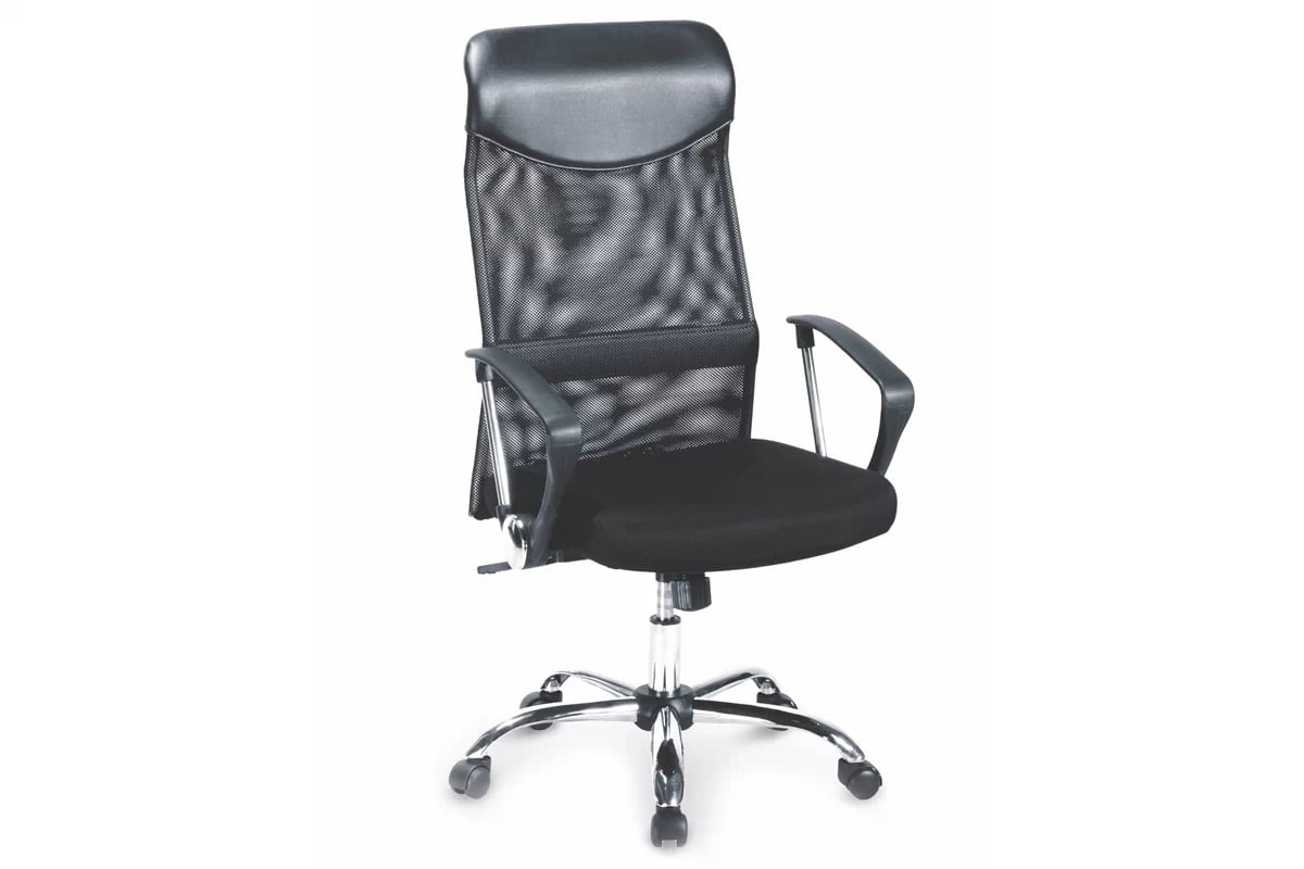 Kancelářská židle Reliw s područkami a výškovým nastavením - černá Kancelářske křeslo Vire - Černý 