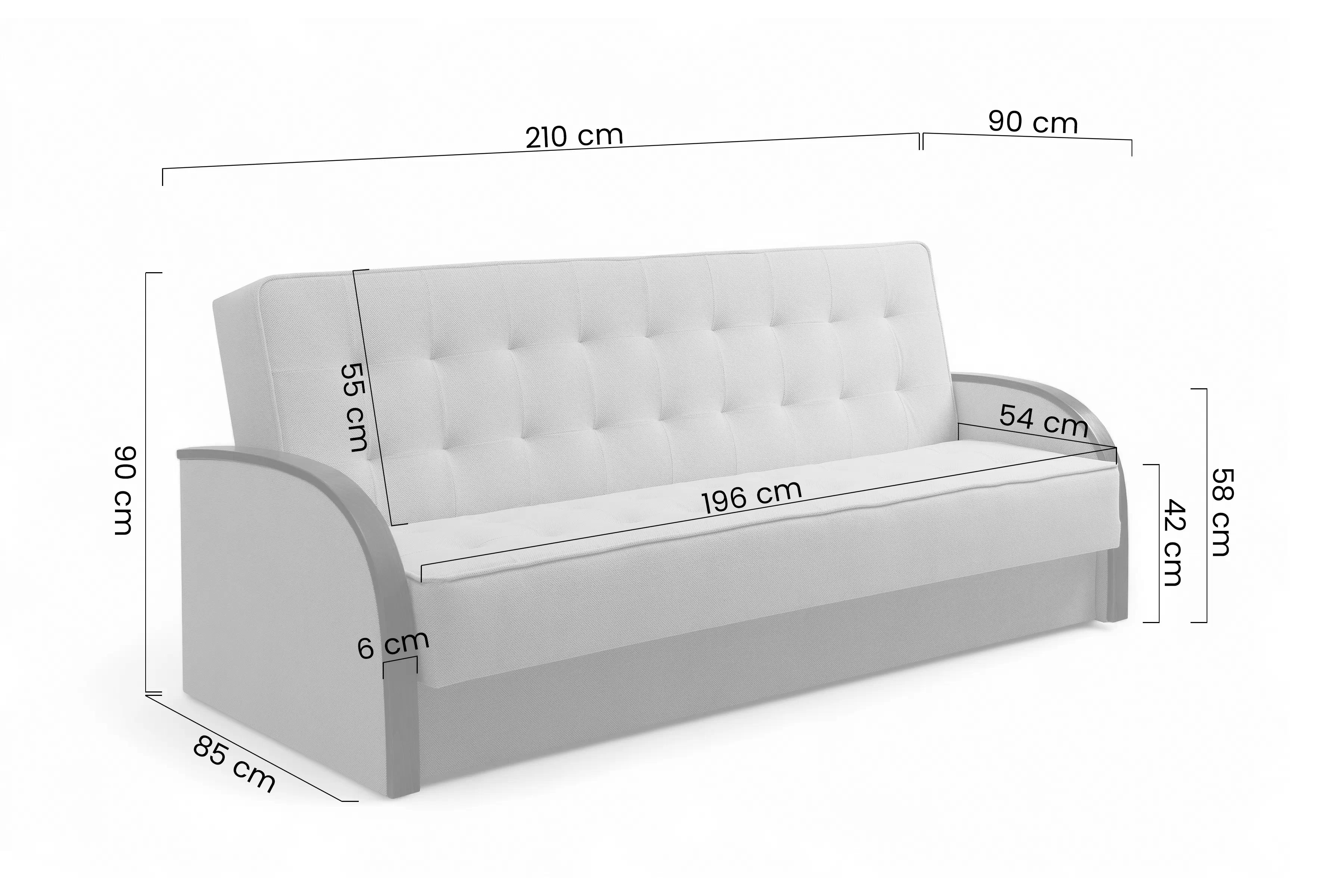 Rozkladacia pohovka Porto Pohovka do obývacej izby Porto
