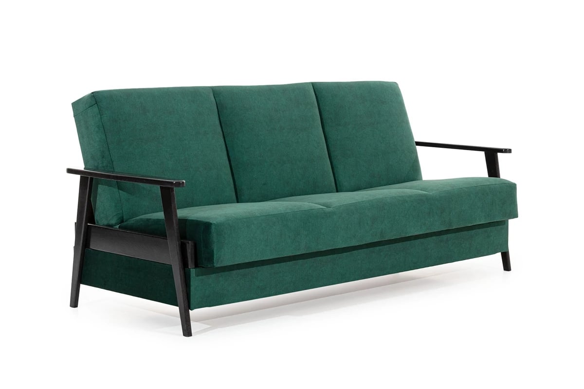 Pohovka PRL Pohovka retro z wysokim operadlom 