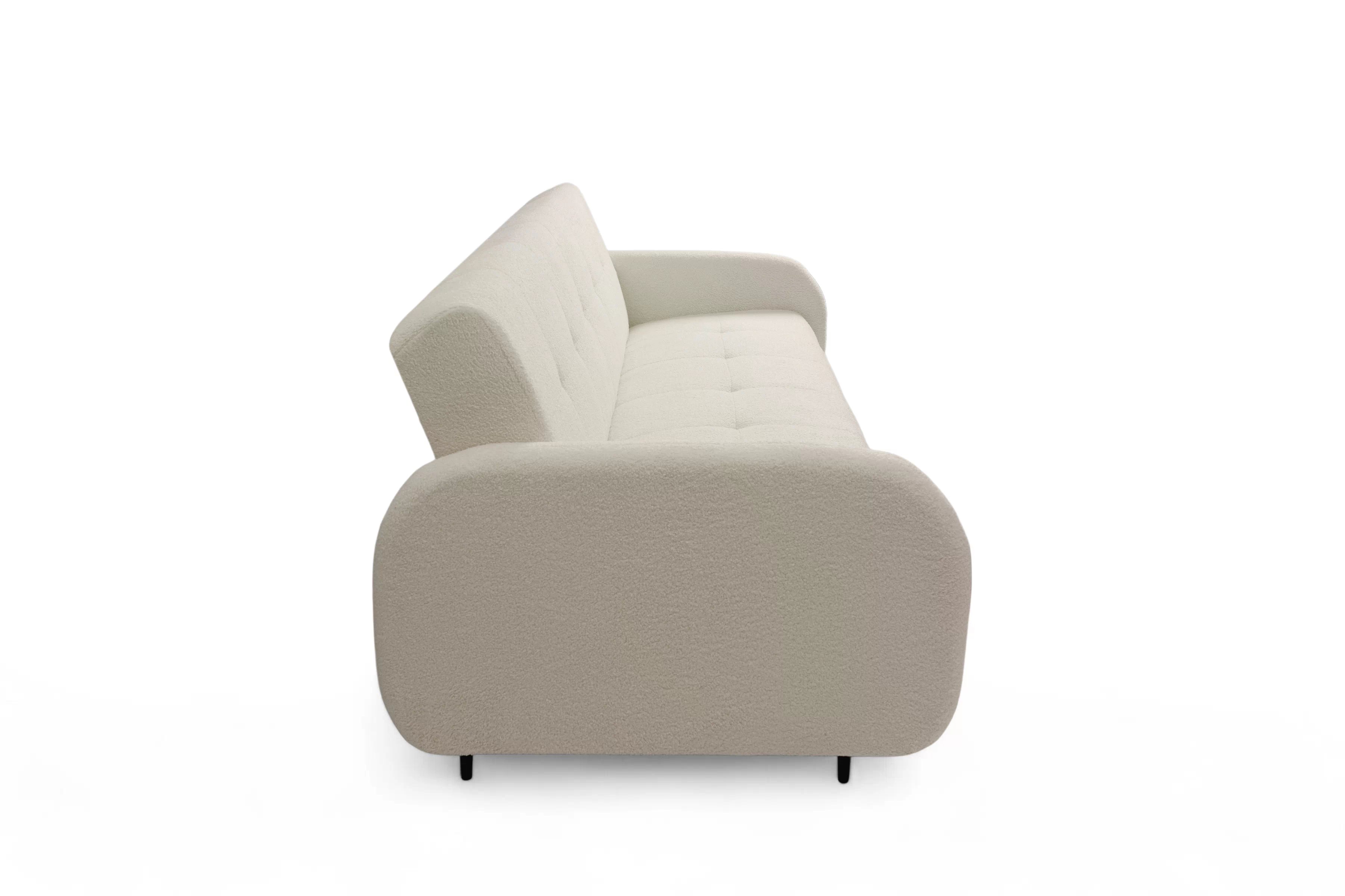 Rozkládací pohovka Linda - béžová Lambi 8 Pohovka Linda rozkladana pro obývacího pokoje - béžová boucle Lambi 8