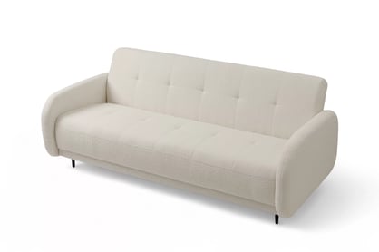 Rozkládací pohovka Linda - béžová Lambi 8 Pohovka Linda rozkladana pro obývacího pokoje - béžová boucle Lambi 8