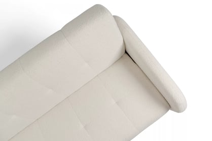 Rozkládací pohovka Linda - béžová Lambi 8 Pohovka Linda rozkladana pro obývacího pokoje - béžová boucle Lambi 8