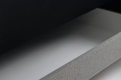 Rozkládací pohovka Linda - šedá Lambi 12 Pohovka Linda rozkladana pro obývacího pokoje - šedá boucle Lambi 12