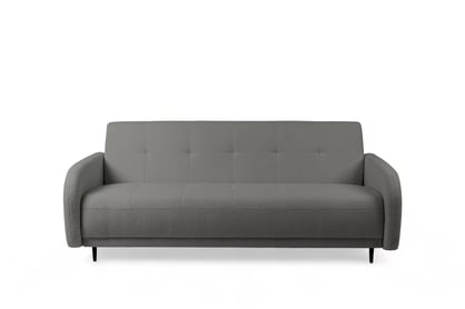 Rozkládací pohovka Linda - šedá Lambi 12 Pohovka Linda rozkladana pro obývacího pokoje - šedá boucle Lambi 12