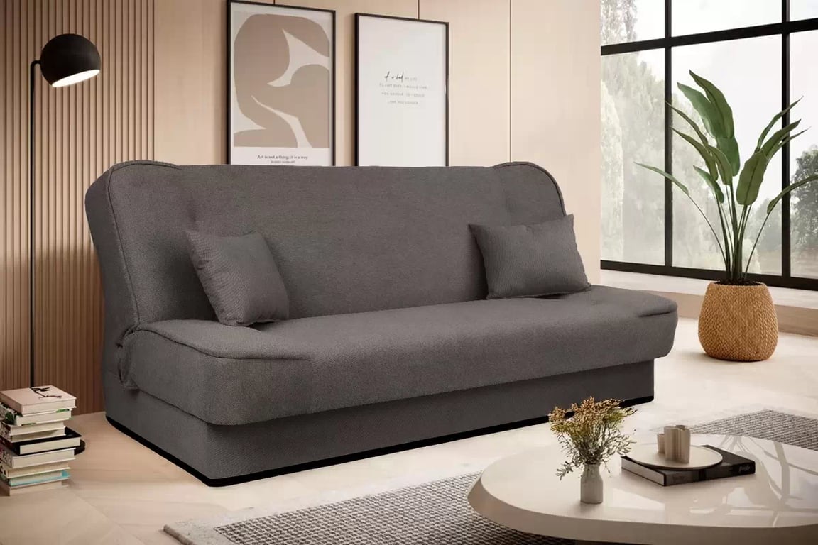 Canapea extensibilă Inka - maro țesătură lavabilă Velvet 3038 1914 - Oferta limitata Canapea extensibilă rozkladana Inka - maro Material latwoczyszczacy Velvet 3038 1914 - Sfârșit de serie