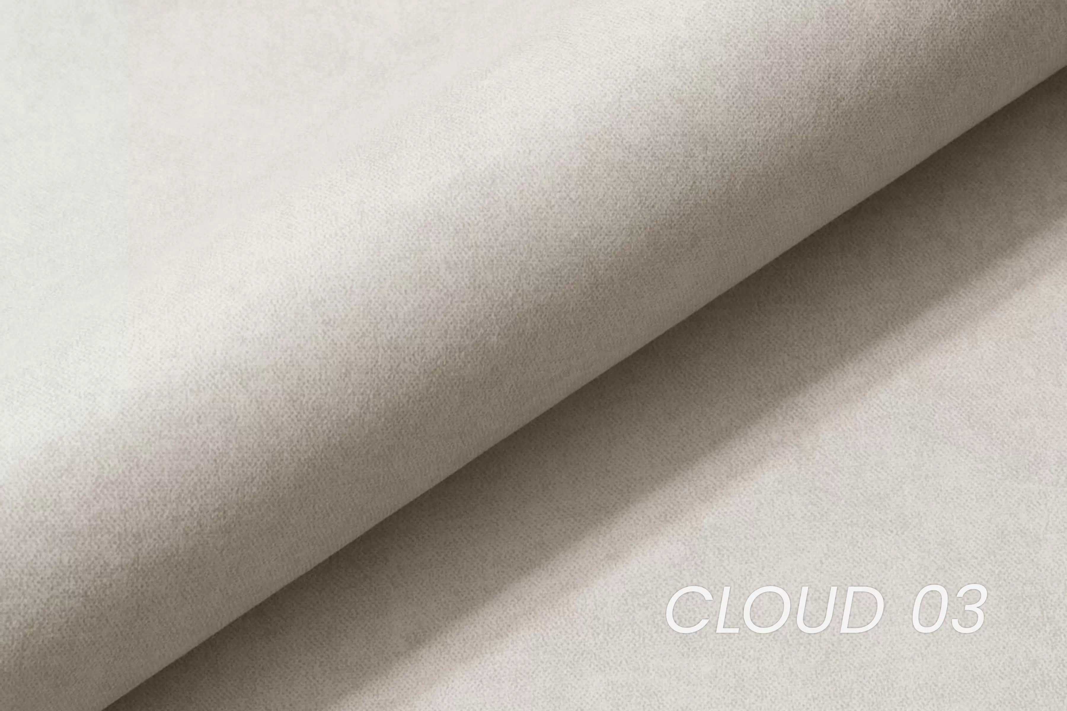 Pohovka Wars s funkciou spania – béžový ľahkočistiaci welvet Cloud 03 / nožičky buk Pohovka Wars s funkciou spania - béžový welwet ľahkočistiaci Cloud 03 / nožičky buk  