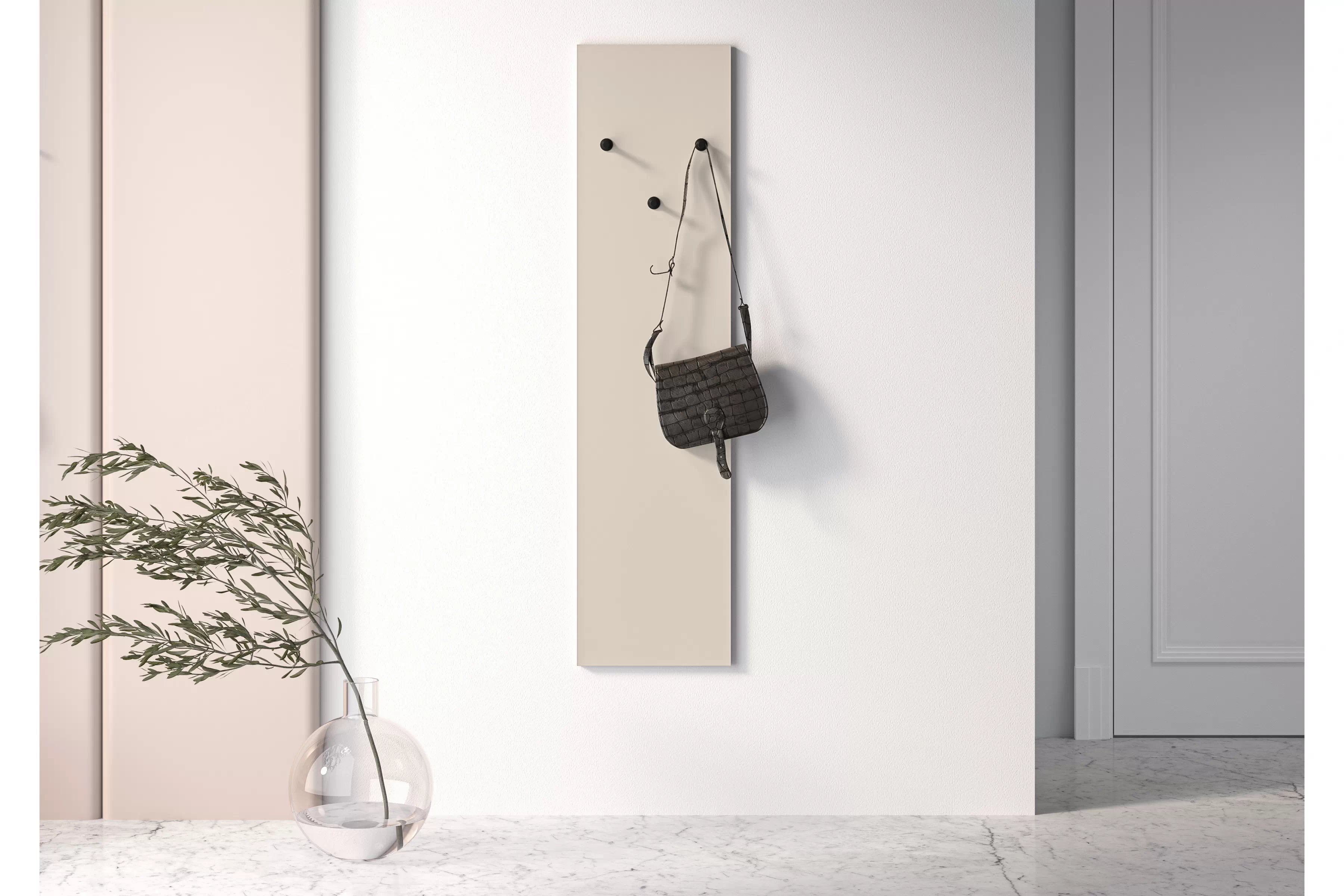 Vešiak do chodby Jamuzi 34x137 cm - kašmírová  Vešiak do predsienie Jamuzi 18 - 34 cm - kašmír