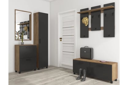 Nástěnný věšák Keri 11 elegantní design prvku