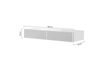 Wiszace Písací stôl Nicole 100 cm so zásuvkami - szalwia - Limitovaná ponuka Wiszace Písací stôl Nicole so zásuvkami 100 cm - szalwia