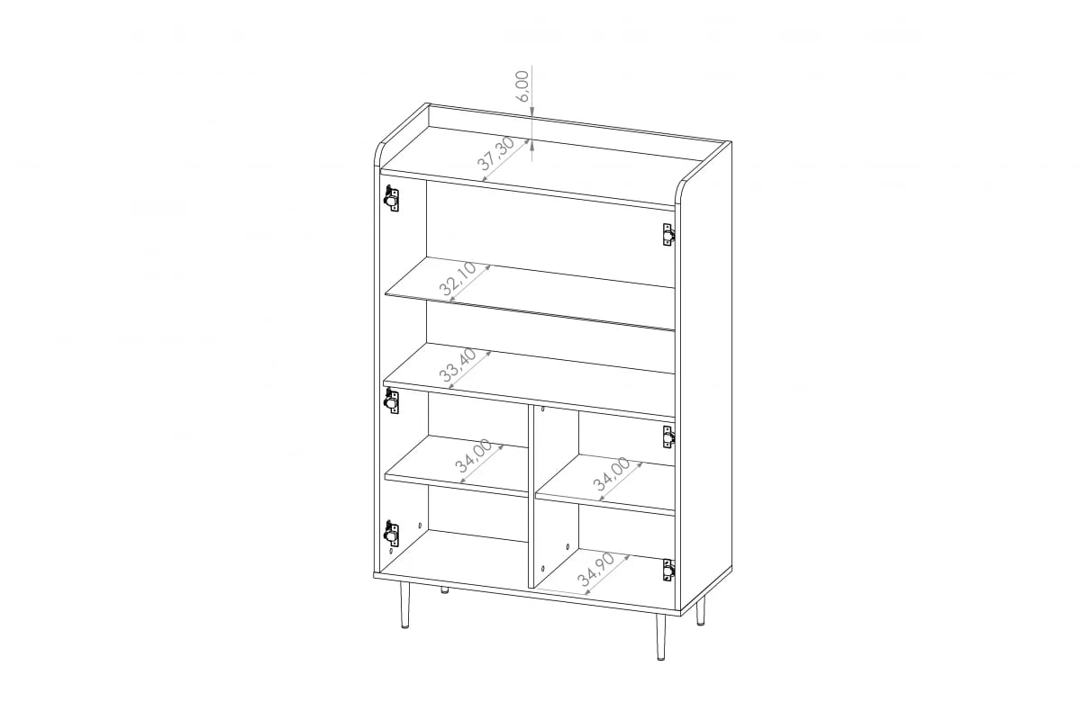 Vitrína dvojdverová Kastelio - brandy castello Vitrína .