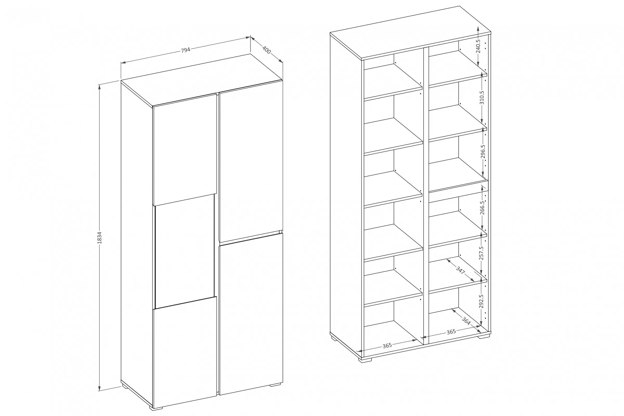 Vitrína Cross 79 cm – zelená / čierna Vitrína Gramon 79 cm - Zelený / Čierny