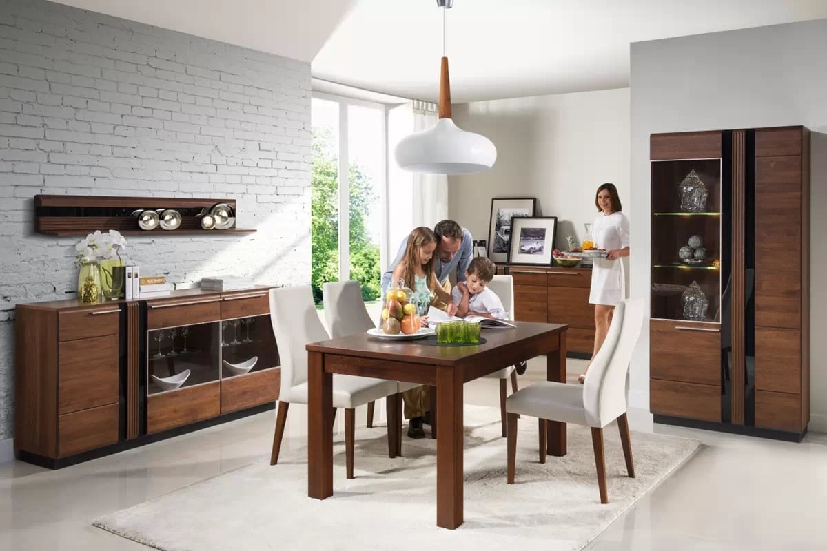 Vitrína Porti 15 s osvetlením LED 95 cm - Dub antický Vitrína Porti 15 s osvetlením LED 95 cm - Dub antický