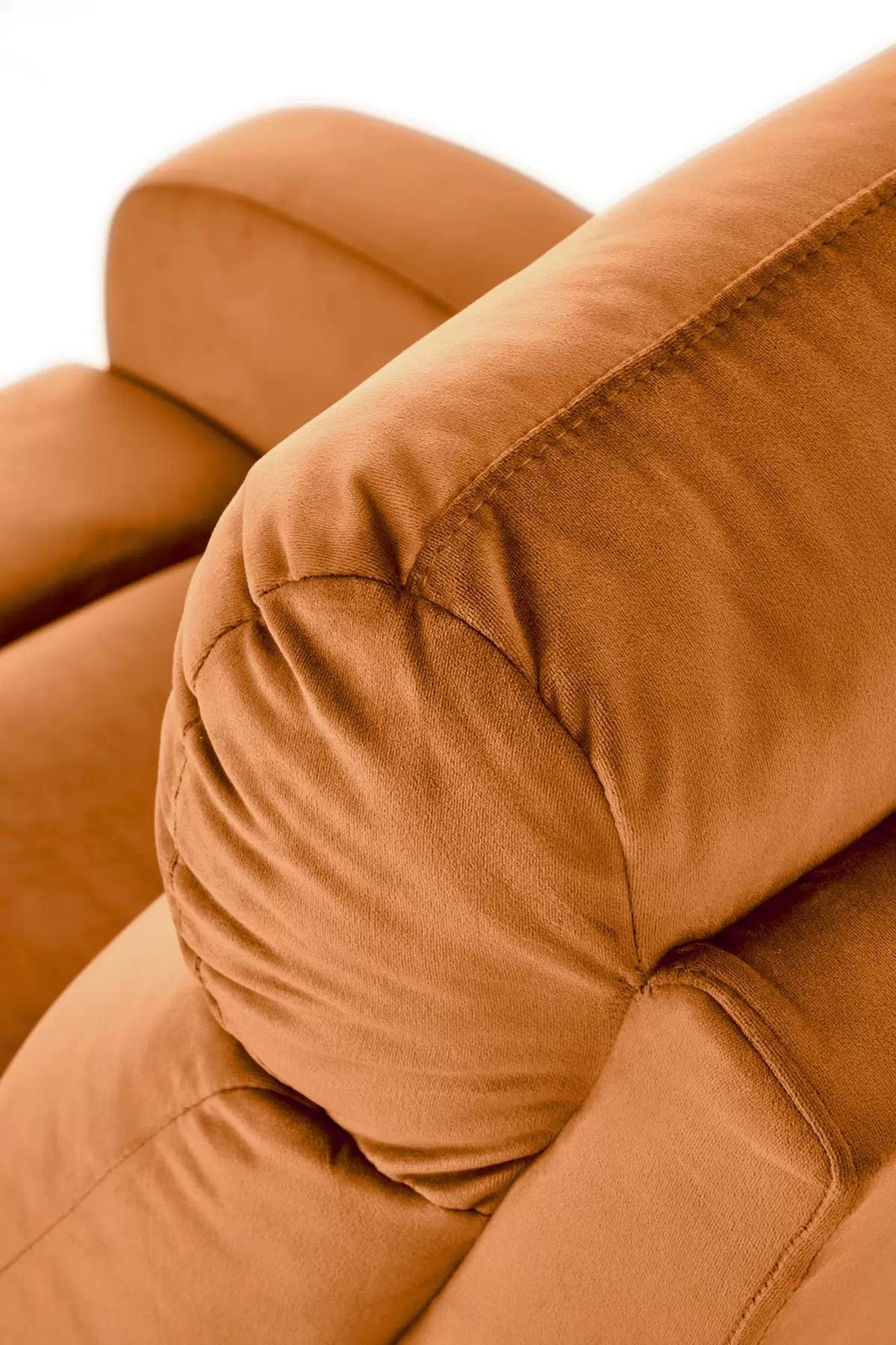 Rozkladacie kreslo Wonder s funkciou hojdania - škoricový zamat Bluvel 4215 wonder Kreslo rozkladany z funkcia kolyski, škoricový (1p=1szt)