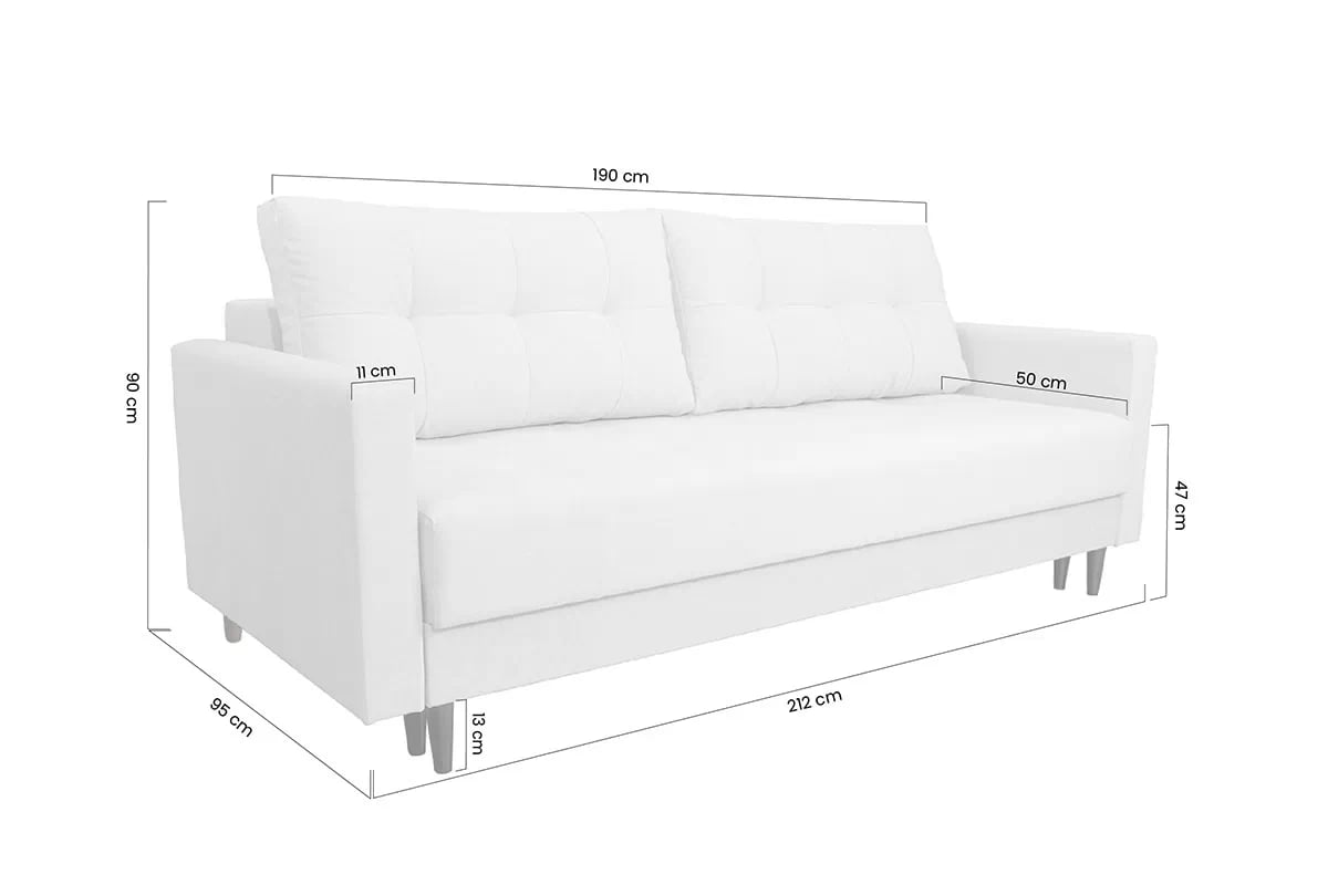 Rozkládací pohovka Romano Skandynawska Gauč Rozkladací Romano