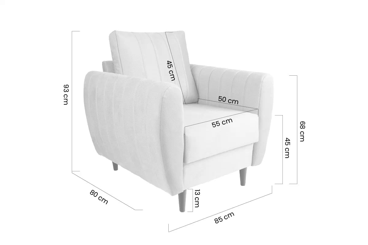 Relaxační křeslo Nefios do obývacího pokoje Křeslo odpočinkové do obývacího pokoje Nefios 