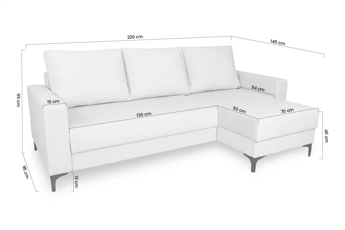 Rozkládací rohová sedací souprava Picolo Rohová sedací souprava s funkcí spaní Picolo